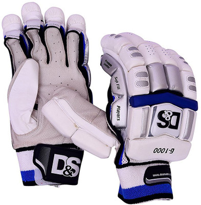 

D & S SHIELDS PRIVATE LIMITED D&S G-1000 Batting Gloves (Right Handed) Batting Gloves (Youth, White)