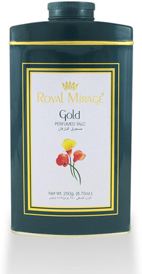 

Royal Mirage Gold Perfumed Talc - 100g (3.5oz)(250 g)