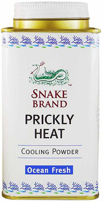 

Snake Brand Prickly Heat Cooling Powder, Ocean Fresh - 150g(150 g)