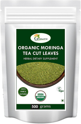 

Grenera Moringa Tea Cut Leaves - 500 gram Herbs Herbal Tea Pouch(500 g)