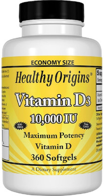 

HEALTHY ORIGINS Healthy Origins, Vitamin D3,(360 No)
