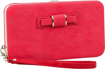 

Robustrion Women Red Artificial Leather Wallet(7 Card Slots)