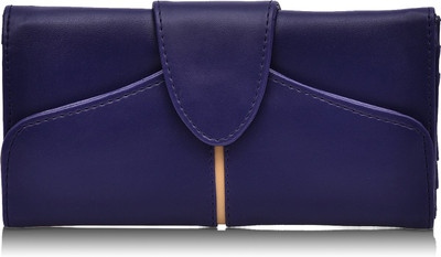 

Fantosy Women Blue Artificial Leather Wallet(6 Card Slots)
