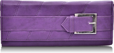 

Fantosy Women Purple Artificial Leather Card Holder(4 Card Slots)