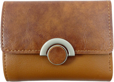

SB Women Brown Artificial Leather Wallet(4 Card Slots)