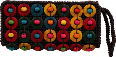 

Ratash.com Girls Evening/Party, Trendy, Ethnic Multicolor Artificial Leather Wallet(2 Card Slots)