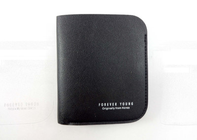 SB Women Black Artificial Leather Wallet(4 Card Slots), Blackyoung