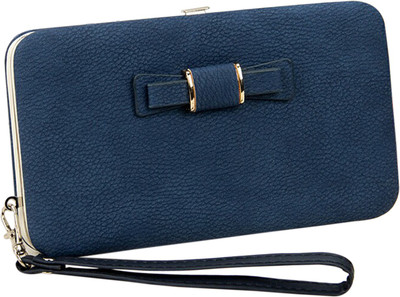 

Robustrion Women Casual Blue Artificial Leather Wallet(7 Card Slots), Navy