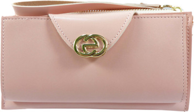 

SB Women Pink Artificial Leather Wallet(8 Card Slots), Pink2