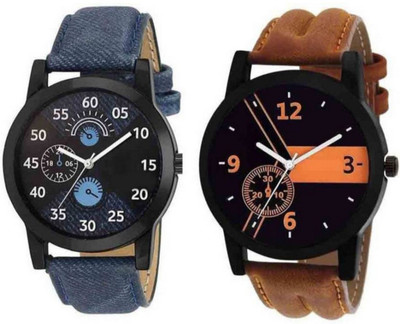 

E-Smart L02LO1 Black Gens Leather Analog Watch For Men & Boys Watch - For Men