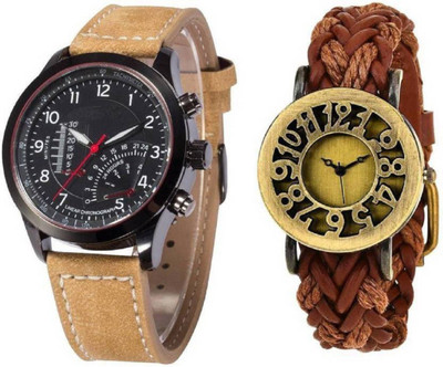 

Sponix Mart brown-gutheli-with-temperature-dial-combo-for-boys-and-girls Watch - For Men & Women