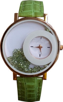 

SS Traders -Cute Girls Green Unique Design Watch - For Girls