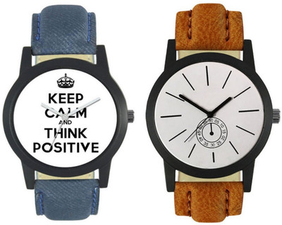 

DelMen DMS107 Multicolour Analog Round Dial Stylish Men's Watches Combo Watch - For Men