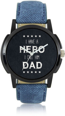 

Elife HERODED Black Gens Leather Analog Watch For Men & Boys Watch - For Men