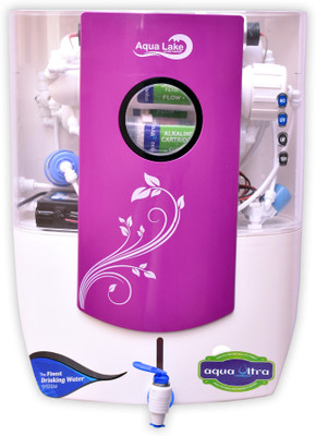 

Aquaultra Lake 14 L RO + UV + UF Water Purifier(White)