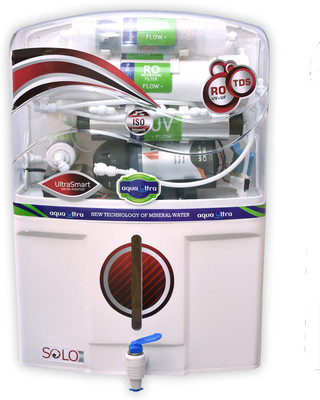 

Aqua Ultra SOLO 14 L RO + UV + UF Water Purifier(White)