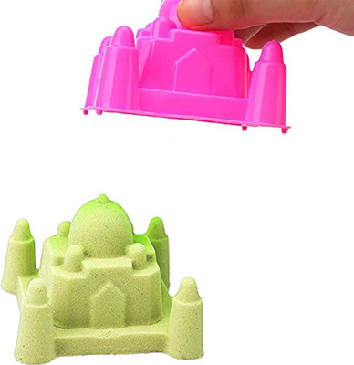

UNTOLD 2KG MAGIC SAND | COLORFUL SAND WITH 12 PIECE MOLDS - LEMON YELLOW COLOR