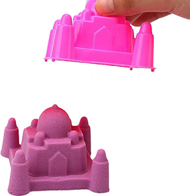 

UNTOLD 2KG MAGIC SAND | COLORFUL SAND WITH 12 PIECE MOLDS - PINK COLOR