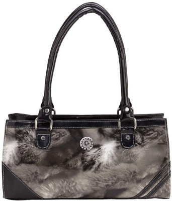 

Dazy Fashions PU Leather Leopard Print Hand-Held Bag For Girls And Women(Black) Waterproof Shoulder Bag(Black, 2 L)