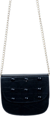 

Dazy Fashions PU Leather Sling Bag / Side Bag For Women And Girls (Black) Waterproof Sling Bag(Black, 5 L)