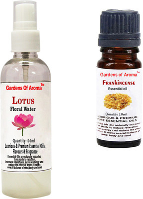 

Gardens Of Aroma Lotus Floral Water And Frankincense Essential Oil(110 ml)