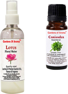 

Gardens Of Aroma Lotus Floral Water And Coriander Essential Oil(110 ml)