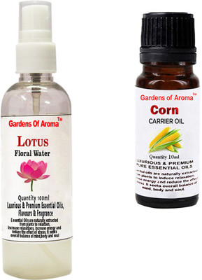 

Gardens Of Aroma Lotus Floral Water And Corn Essential Oil(110 ml)