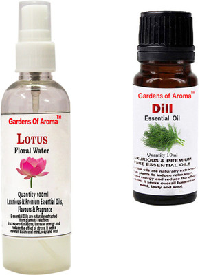 

Gardens Of Aroma Lotus Floral Water And Dill Essential Oil(110 ml)