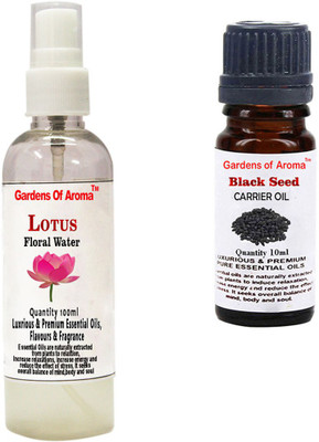 

Gardens Of Aroma Lotus Floral Water And Black Seed Essential Oil(110 ml)