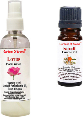 

Gardens Of Aroma Lotus Floral Water And Neroli Essential Oil(110 ml)