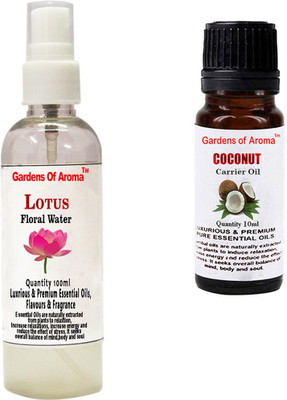 

Gardens Of Aroma Lotus Floral Water And Coconut Essential Oil(110 ml)
