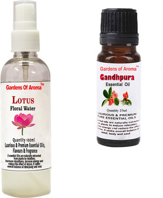 

Gardens Of Aroma Lotus Floral Water And Gandhpura Essential Oil(110 ml)