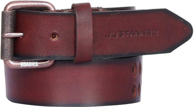 

Roadies Men Casual Brown Genuine Leather Belt