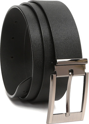 

Wild Buff Men Casual Black Genuine Leather Belt