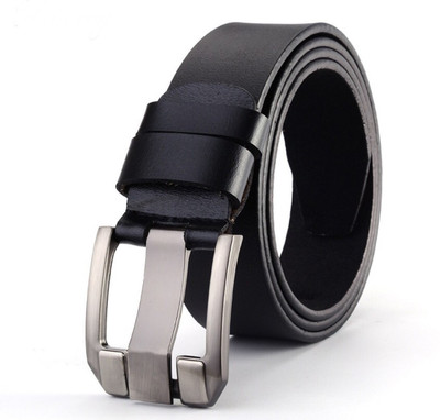

Bosco Men Casual Black Genuine Leather Belt