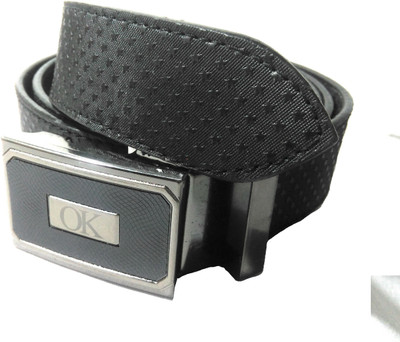 

hunk Men & Women Casual Black Artificial Leather Belt