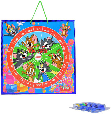 

Tom & Jerry 2 in 1 Dart Board and Snakes & Ladders Board Game