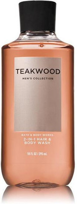 

Bath & Body Works Teakwood Mens Collection 2-in-1 Hair & Body Wash - 295ml (10oz)(295 ml)