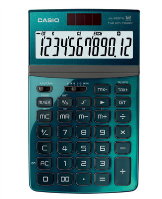 

Casio JW-200TW-GN Desktop Basic Calculator(12 Digit), Green