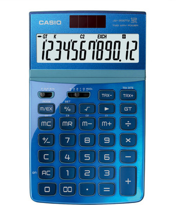 

Casio JW-200TW-BU Desktop Basic Calculator(12 Digit), Blue