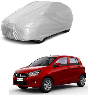 Furious3D Car Cover For Maruti Suzuki Celerio (Without Mirror Pockets)(Silver)