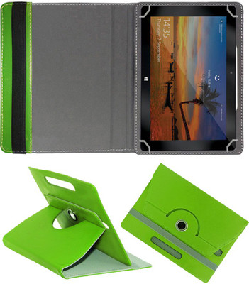 Fastway Flip Cover for iBall Slide PenBook 32 GB 10.1 inch with Wi-Fi Only Tablet(Green, Cases with Holder)