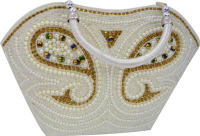 

vastresha Party White Clutch