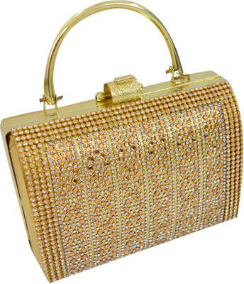 

vastresha Party Gold Clutch