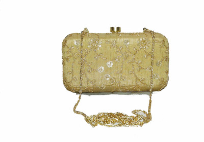 

SGRDJ INDIA Party Gold Clutch