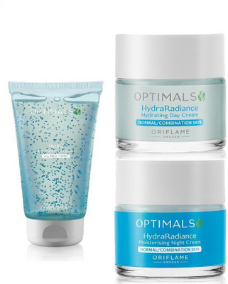 

Oriflame Sweden Oriflame Hydra Combo kit (Day cream, Night cream, Cleanser)(Set of 3)