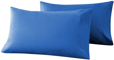 Jaipurlinen Cotton Pillows Cover(Pack of 2, 50.8 cm*91.44 cm, Light Blue)