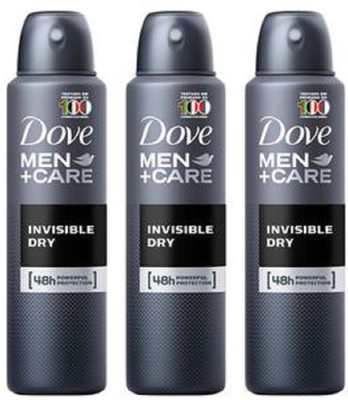 

Dove Invisible Dry Deodorant Spray - For Men(450 ml, Pack of 3)