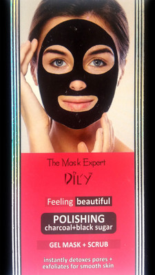 

dily the mask expert polising charcoal+black sugur gel mask+scrub(150 ml)
