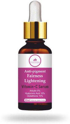 

Cosderma Vitamin C serum Glutathione Serum With Hyaluronic Acid Derma Roller serum & Arbutin Derma Roller serum Skin Fairness Glow Whitening Serum Remove Tan & pigmentation Melasma(30 ml)